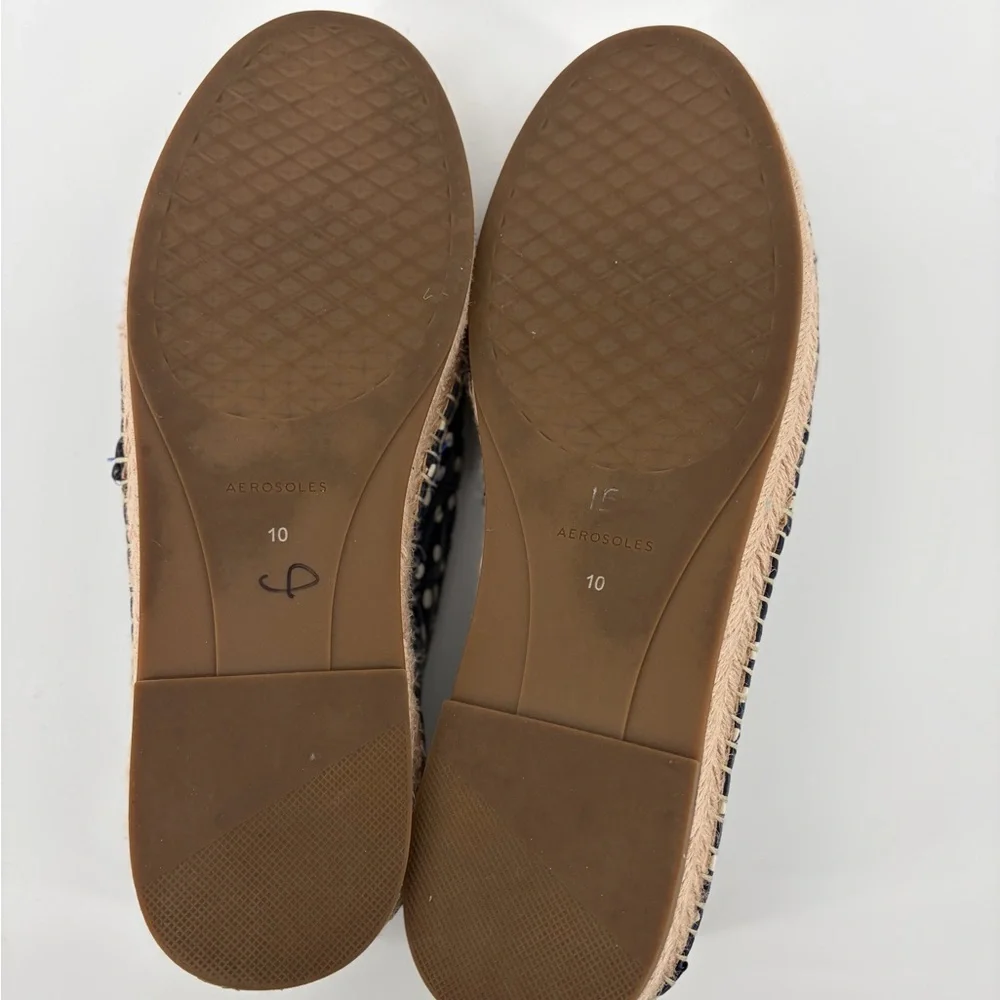 New‎ Aerosols Espadrilles Women's Size 10 Blue White